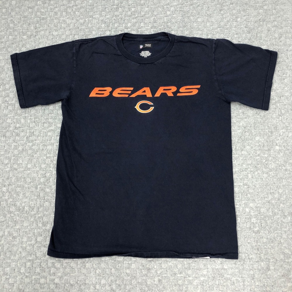 Chicago Bears Shirt Mens Medium Blue NFL Football Team Apparel Graphic Tee